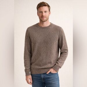 J. Crew Men's Tan Crewneck Sweater